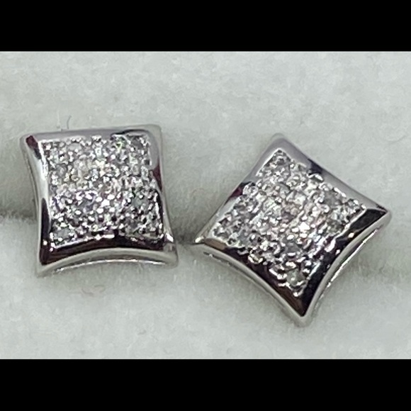 COPY - Real Diamond Earrings NOT CZ HUGE SALE BEST GIFT! - Picture 6 of 8